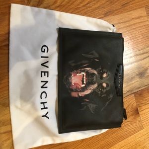 Givenchy dog clutch
